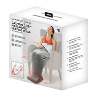 Calming Heat - Cozy Massaging Heating Wrap - Grey - Front_Zoom