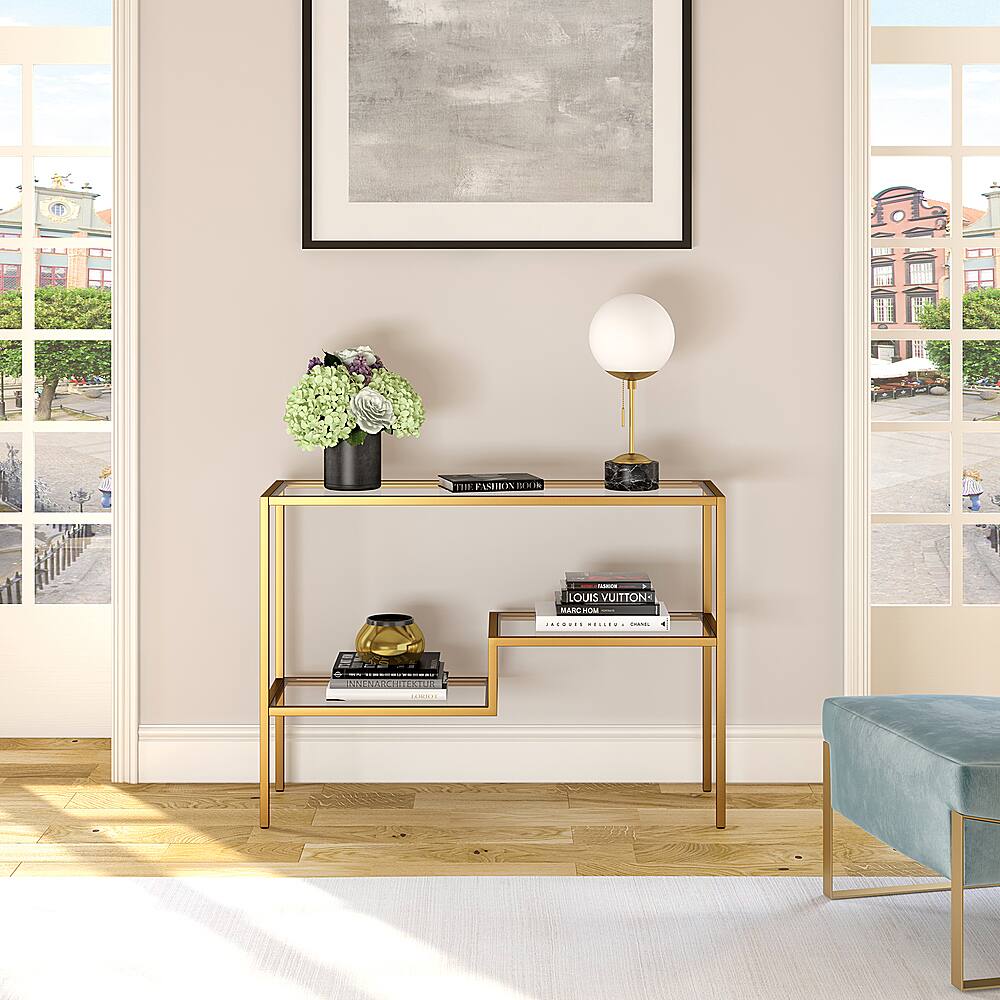 Alt View 12. Camden&Wells - Lovett 42" Console Table - Brass.