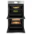 Alt View 12. Café - 30" Built-In Double Electric Convection Wall Oven with True European Convection, In-Oven Camera, and Built-In Wi-Fi - Platinum Glass.