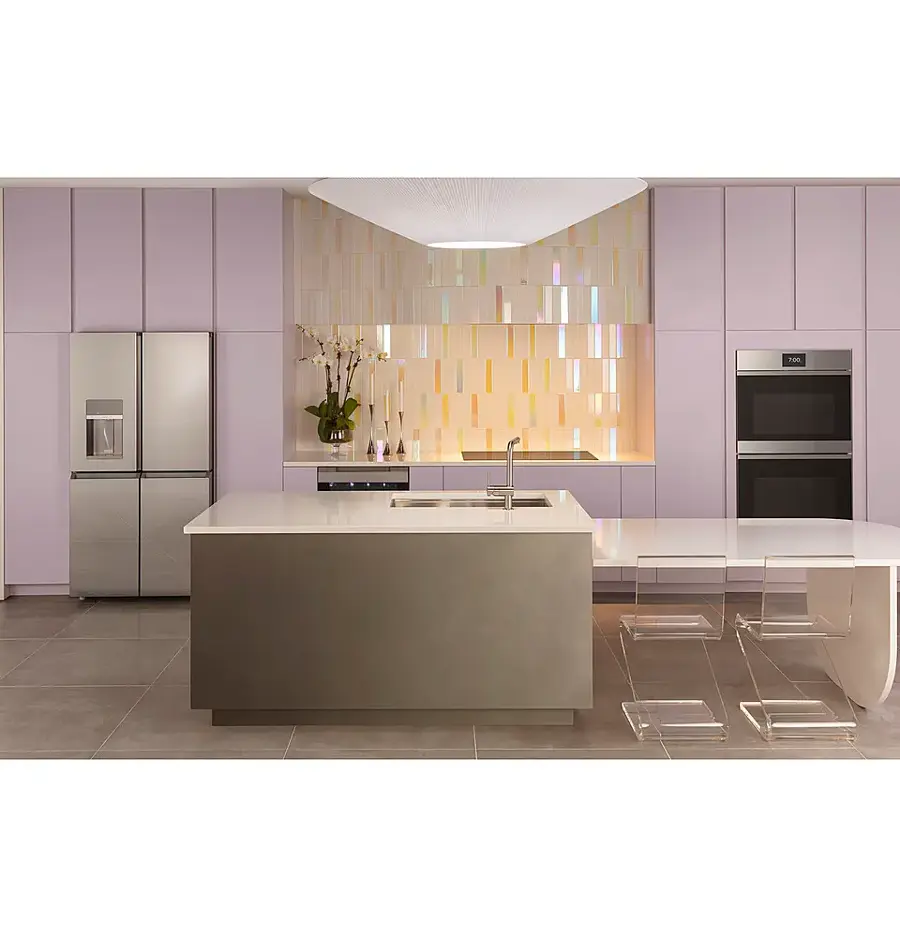 Alt View 24. Café - 30" Built-In Double Electric Convection Wall Oven with True European Convection, In-Oven Camera, and Built-In Wi-Fi - Platinum Glass.