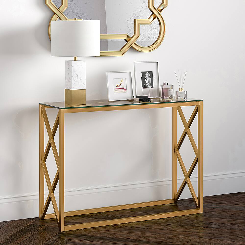 Alt View 11. Camden&Wells - Dixon Console Table - Brass.