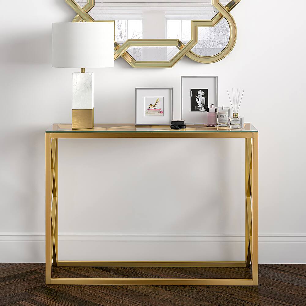 Alt View 13. Camden&Wells - Dixon Console Table - Brass.