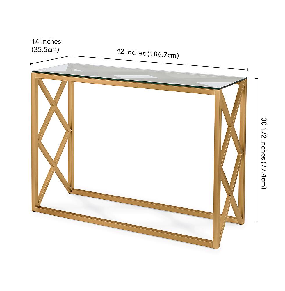 Alt View 14. Camden&Wells - Dixon Console Table - Brass.