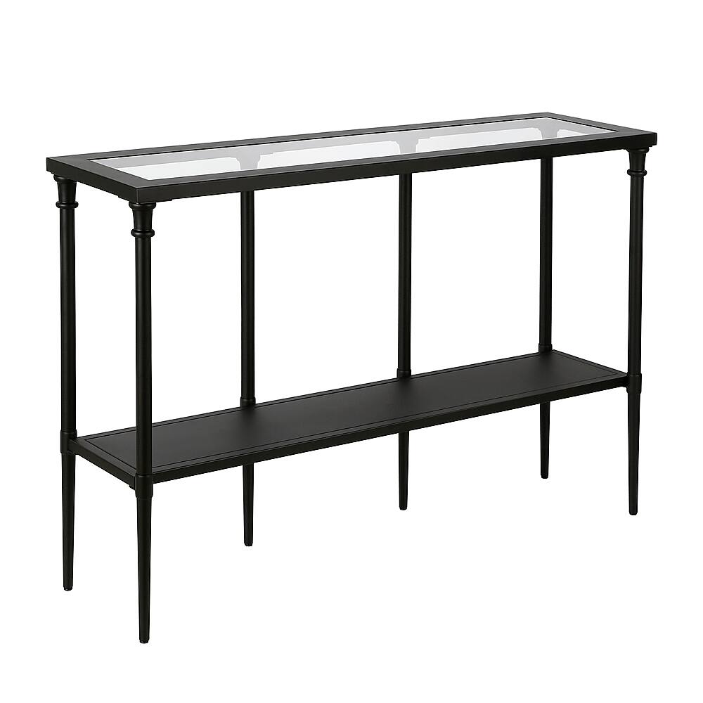 Angle. Camden&Wells - Dafna Console Table - Blackened Bronze.