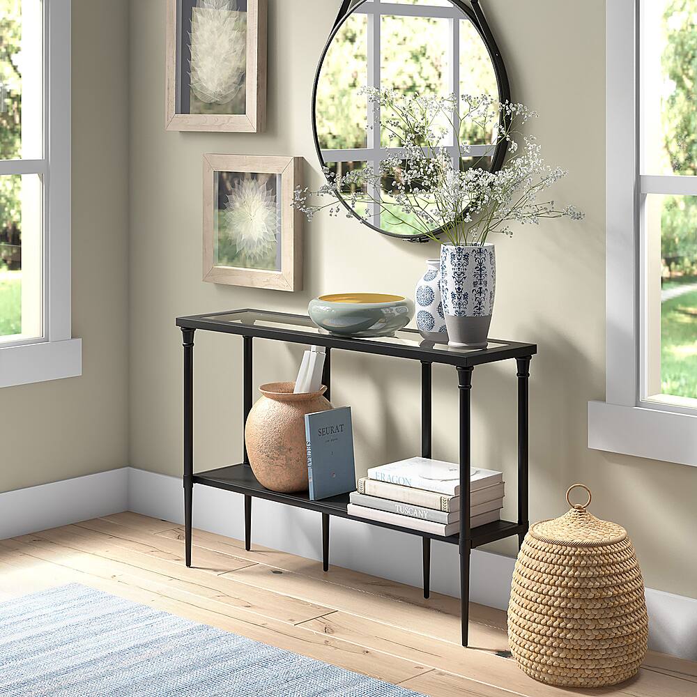 Alt View 12. Camden&Wells - Dafna Console Table - Blackened Bronze.