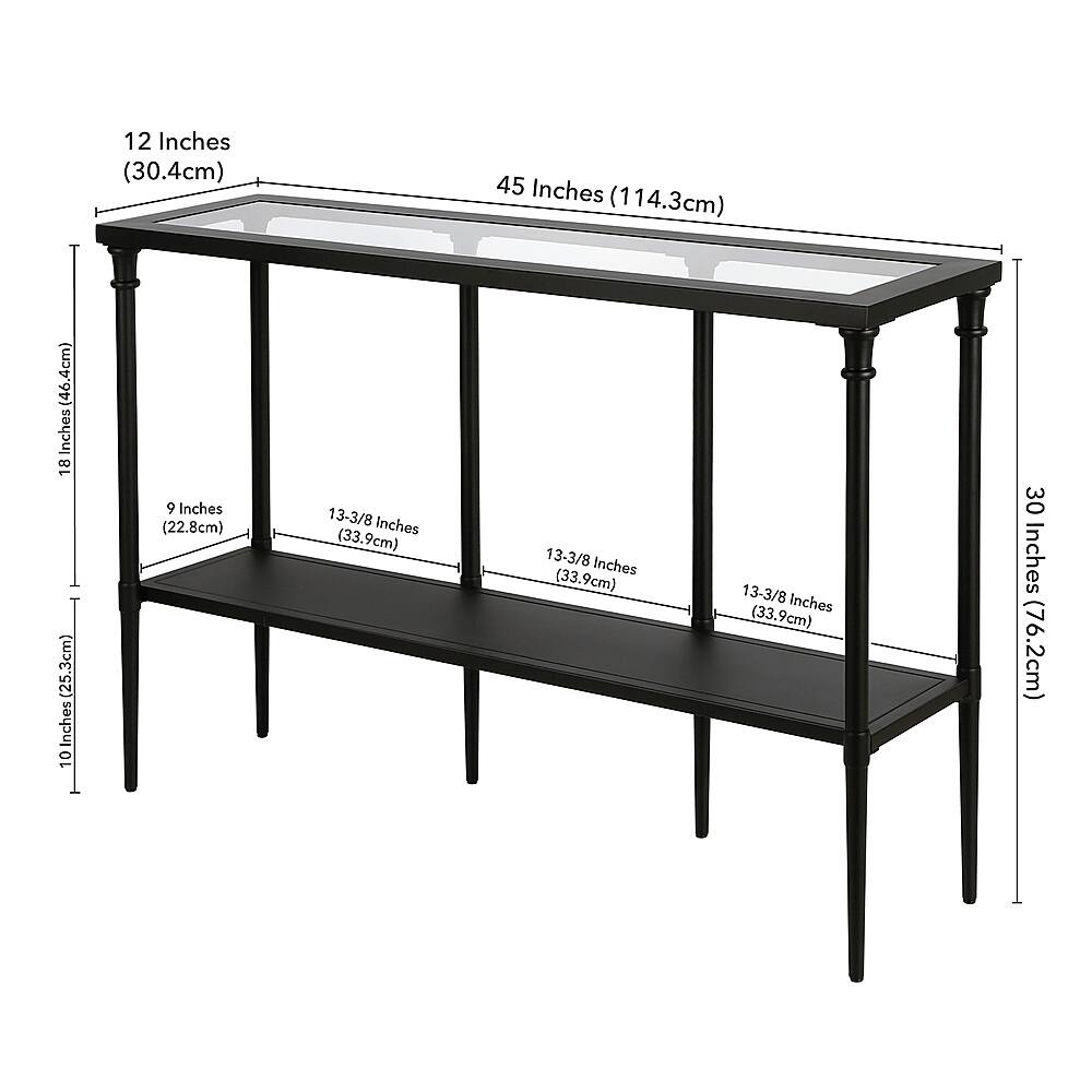 Alt View 13. Camden&Wells - Dafna Console Table - Blackened Bronze.
