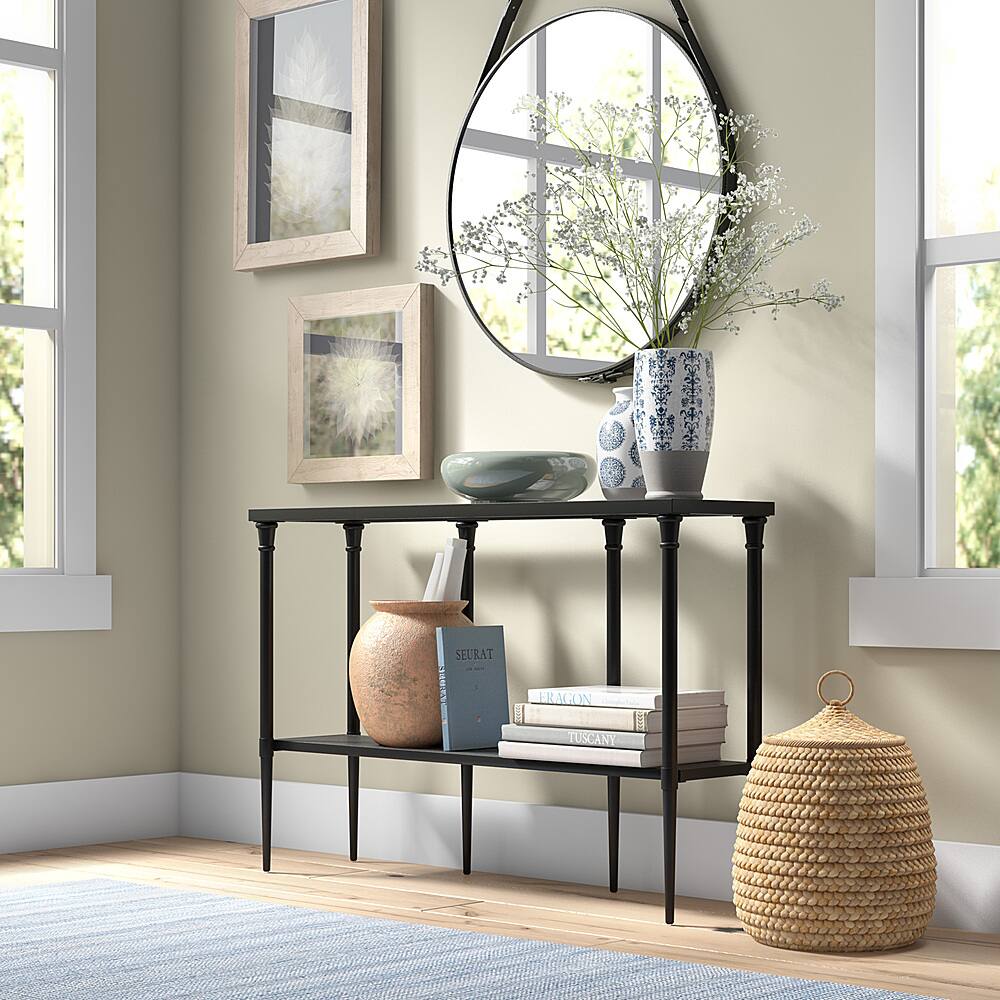 Alt View 16. Camden&Wells - Dafna Console Table - Blackened Bronze.