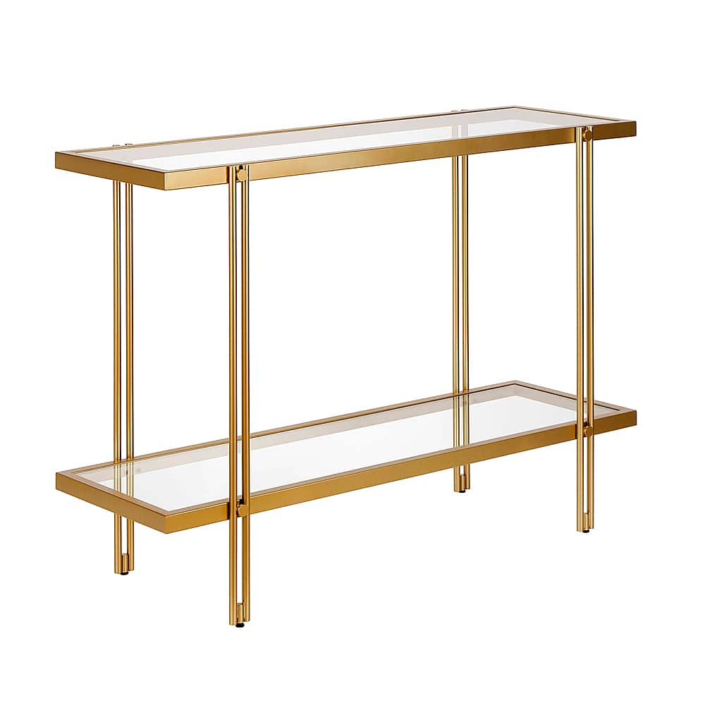 Angle View: Camden&Wells - Inez Console Table - Brass