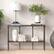 Alt View 12. Camden&Wells - Dafna Console Table - Aged Steel.