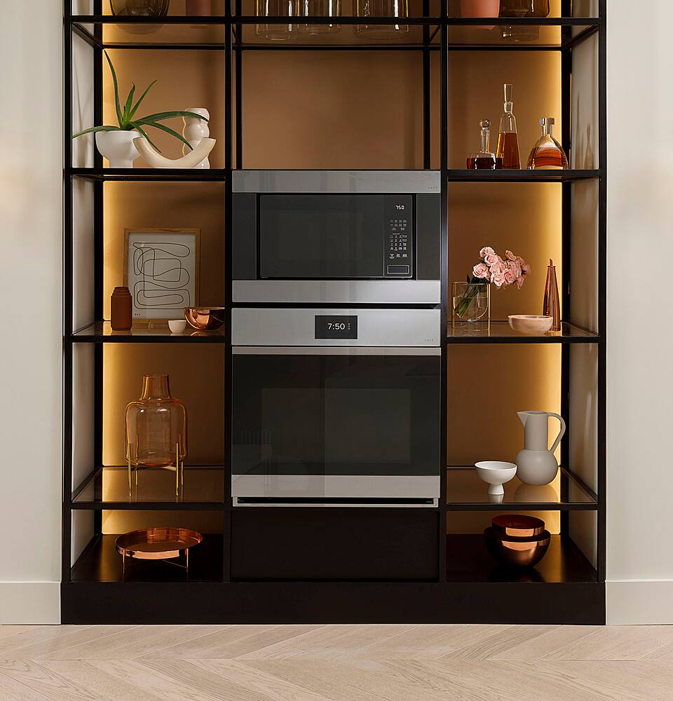 Alt View 26. Café - 30" Built-In Single Electric Convection Wall Oven with In-Oven Camera and Built-In Wi-Fi - Platinum Glass.