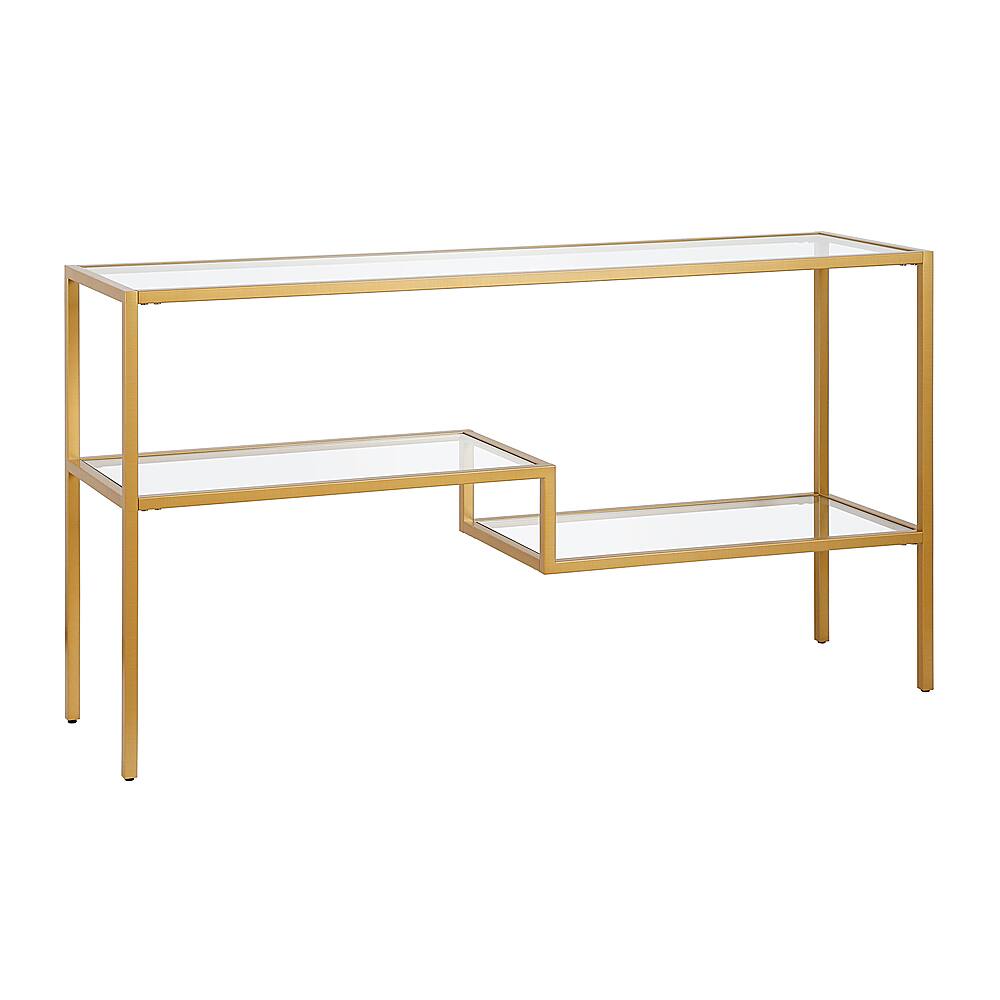 Angle View: Camden&Wells - Lovett Console Table - Brass