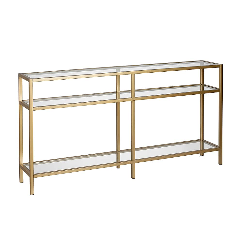 Angle View: Camden&Wells - Sivil Console Table - Brass