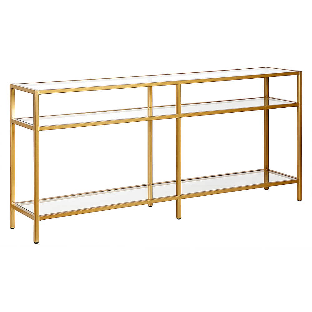 Angle View: Camden&Wells - Sivil Console Table - Brass