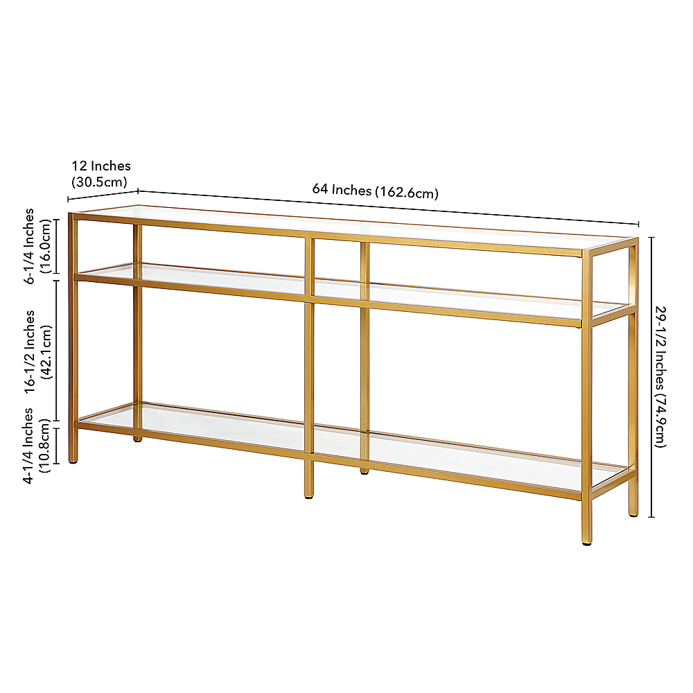 Best Buy: Camden&Wells Sivil Console Table Brass AT0594