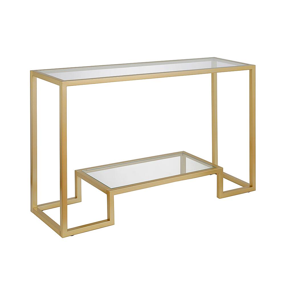 Angle. Camden&Wells - Athena Console Table - Brass.