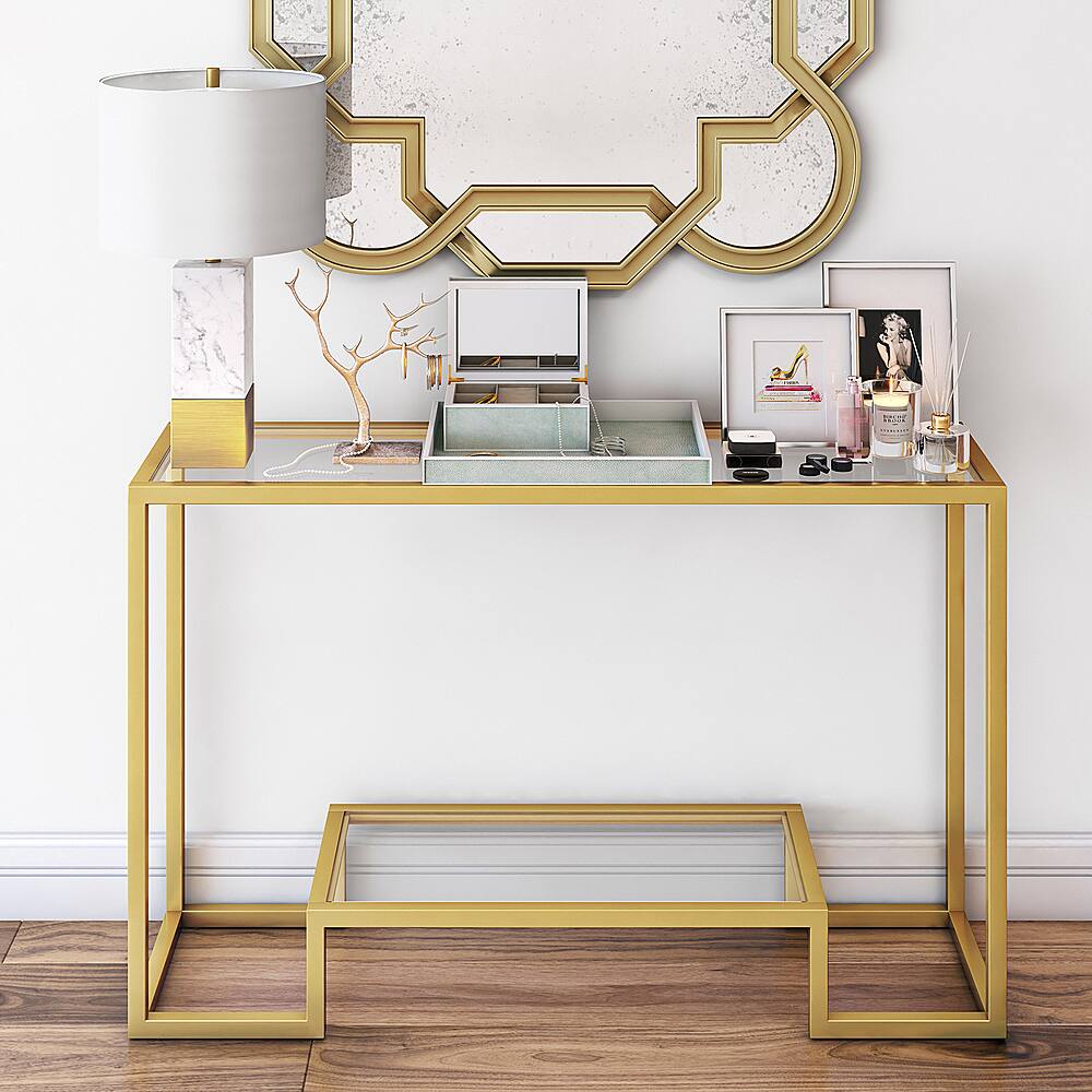Alt View 12. Camden&Wells - Athena Console Table - Brass.