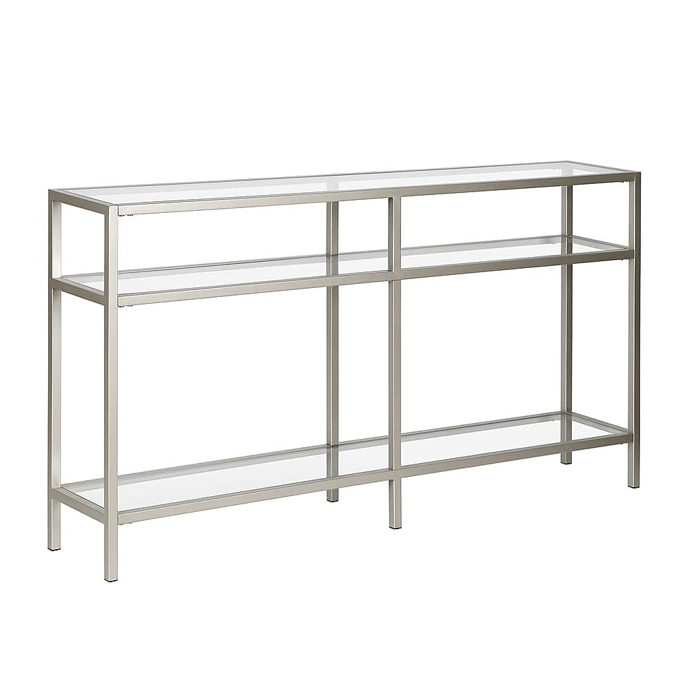 Angle View: Camden&Wells - Sivil Console Table - Satin Nickel