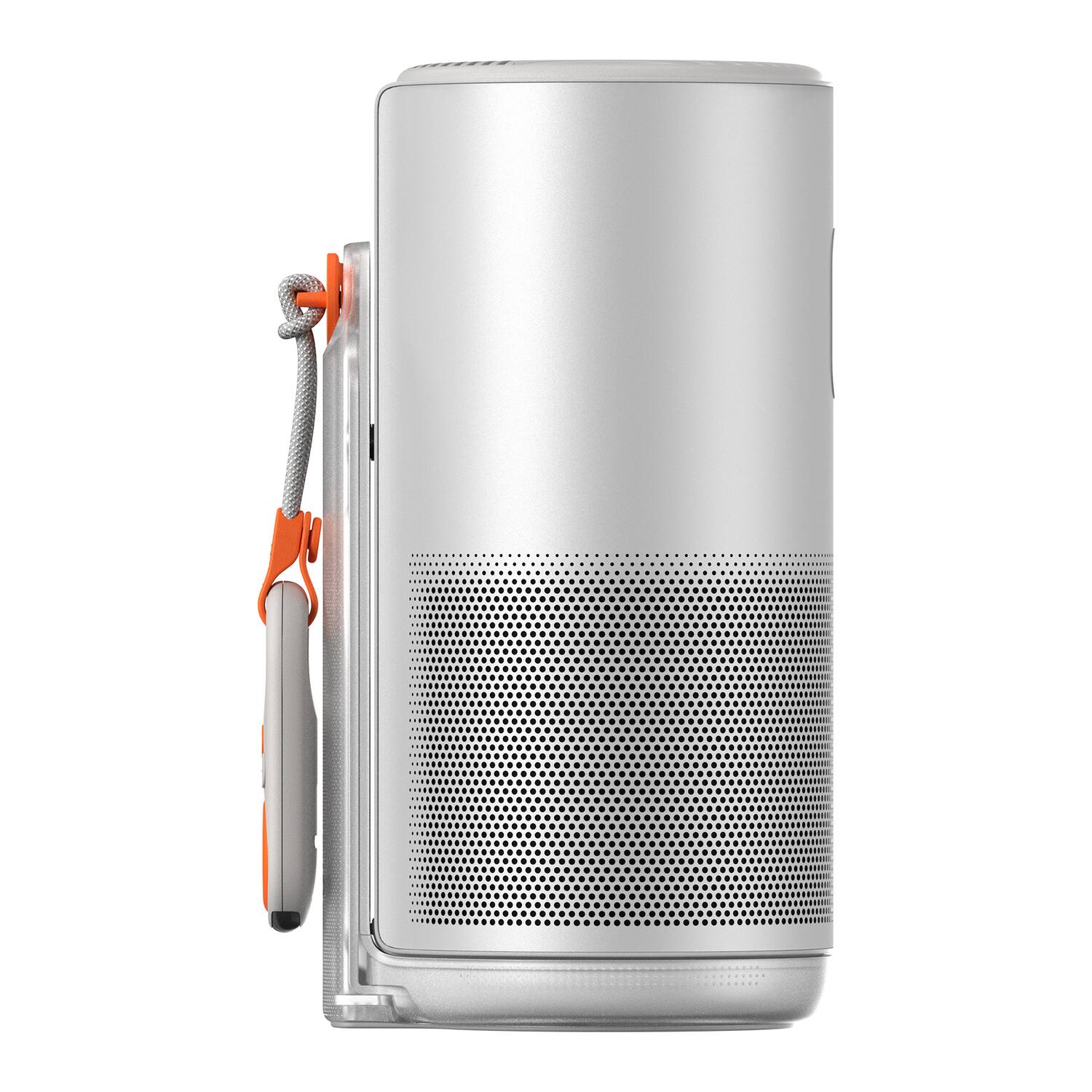 Back. XGIMI - Xgimi Wk08k Mogo 4 1080p 450-iso-lumen Portable Projector With Filter, Speakers, Ambient Light, And Google Tv - silver.