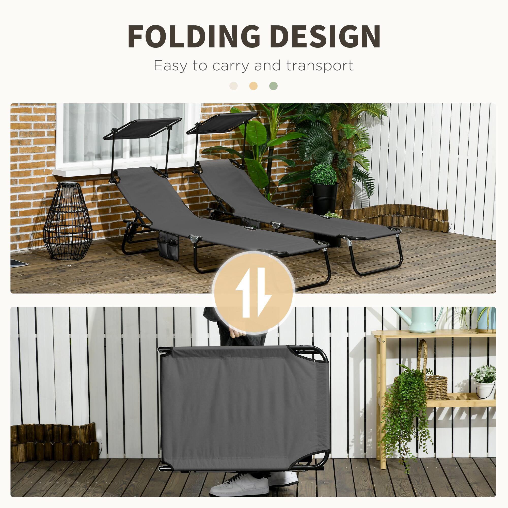FOLDING DESIGN  
Easy to carry and transport