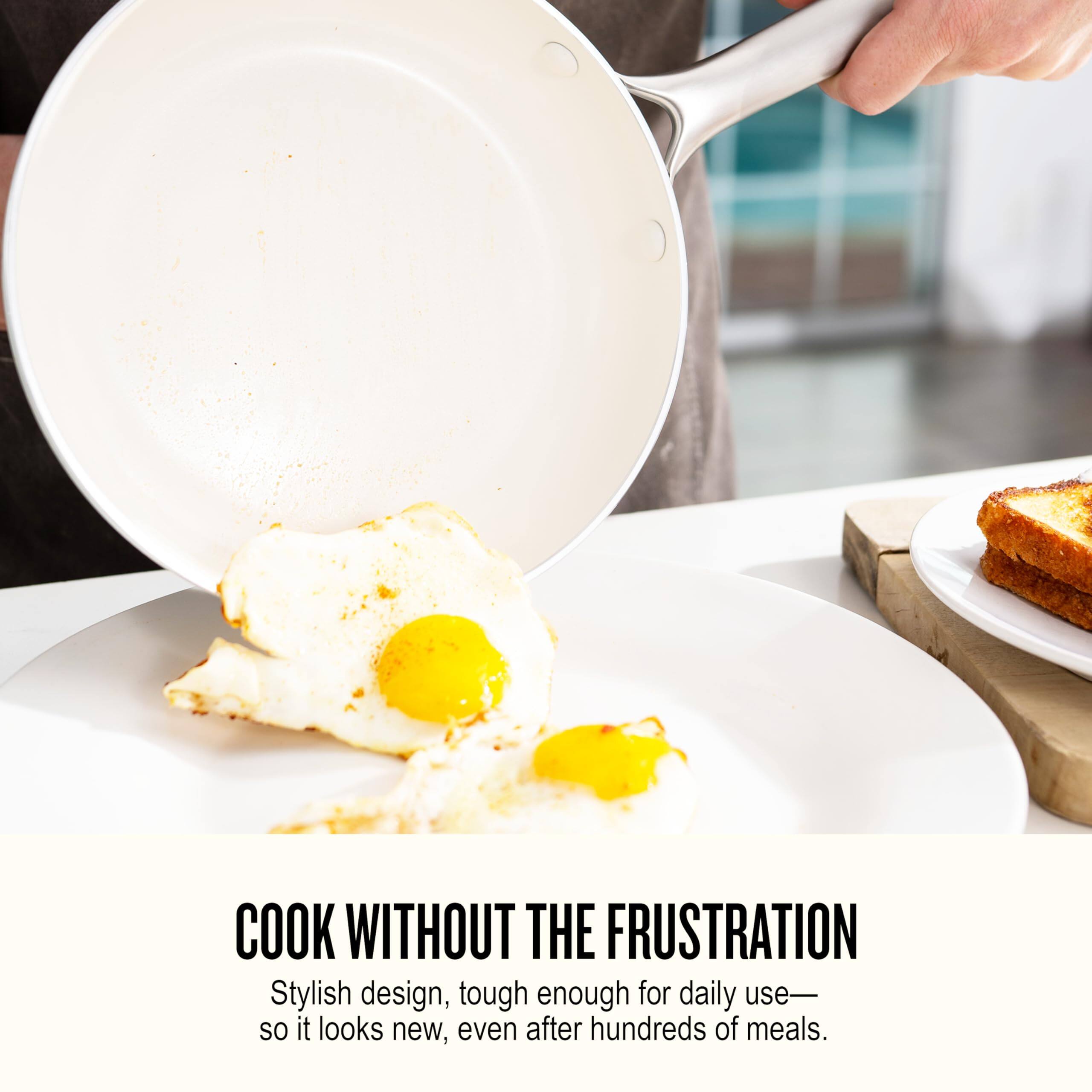 COOK WITHOUT THE FRUSTRATION

Stylish design, tough enough for daily use—so it looks new, even after hundreds of meals.