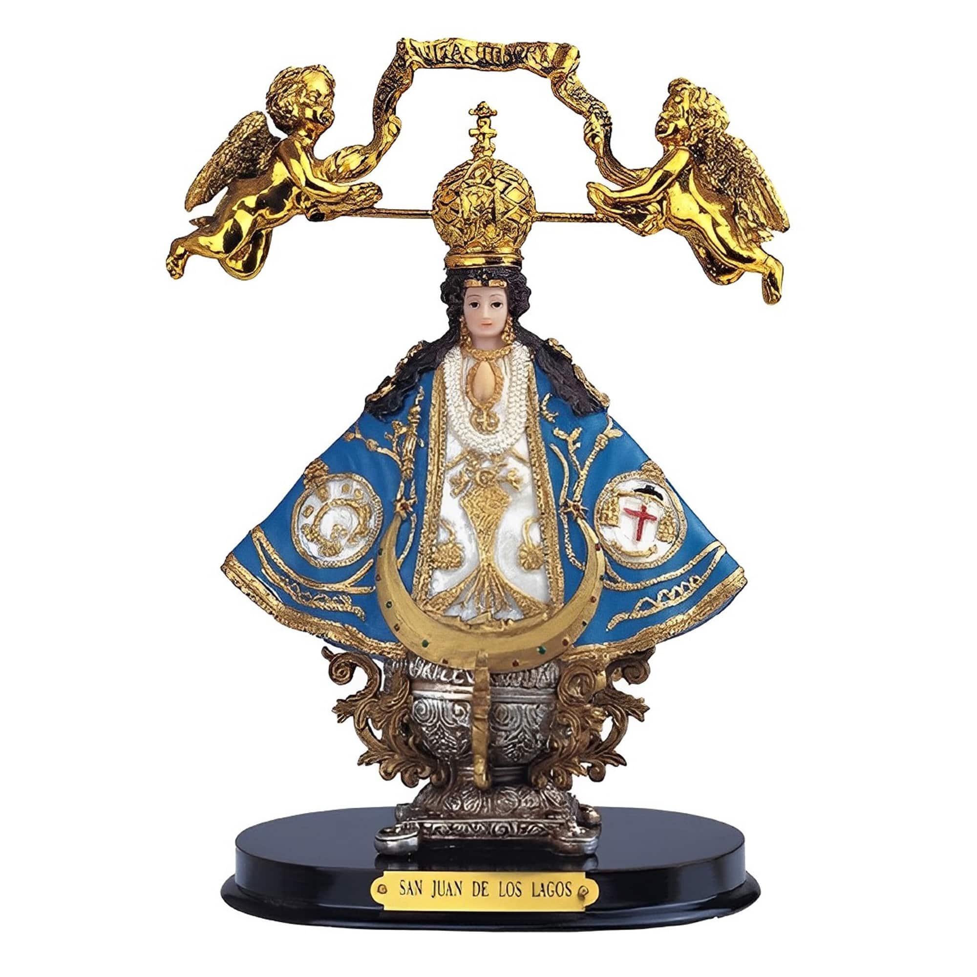 FC Design - 12"H Our Lady of San Juan de Los Lagos Our Lady of Saint John of The Lakes Holy Figurine Office Desk Tabletop - Multi-Color