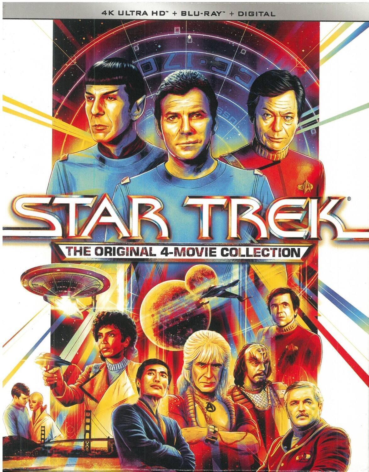 Alt View 1. Star Trek: The Original 4-Movie Collection   - 4K Blu-Ray.