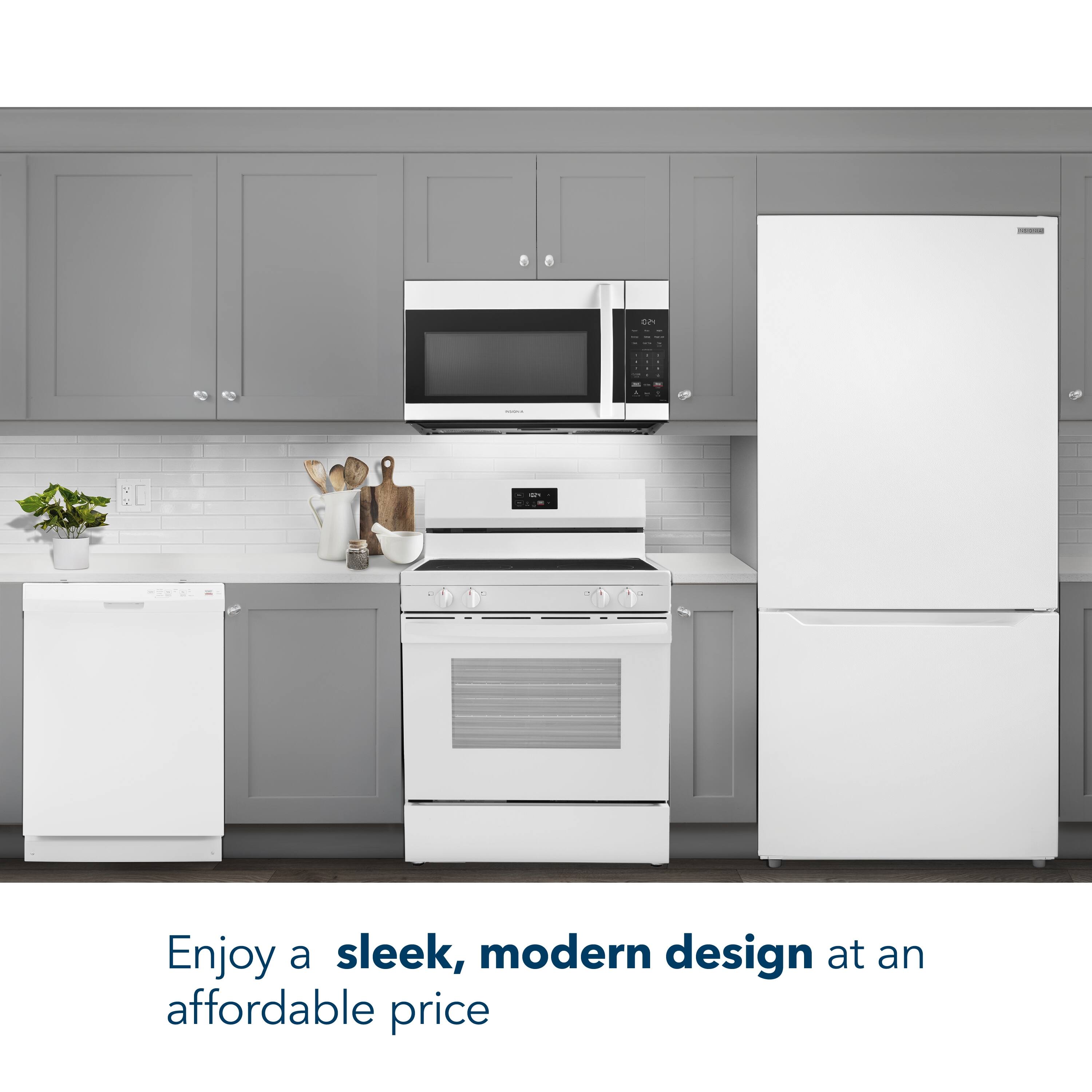 Enjoy a sleek, modern design at an affordable price