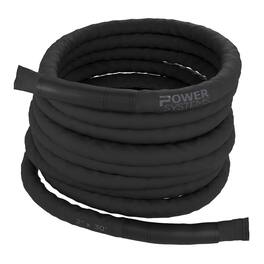 Power Systems - Covered Battle Rope 2" x 50' with Protective Sleeve - Black