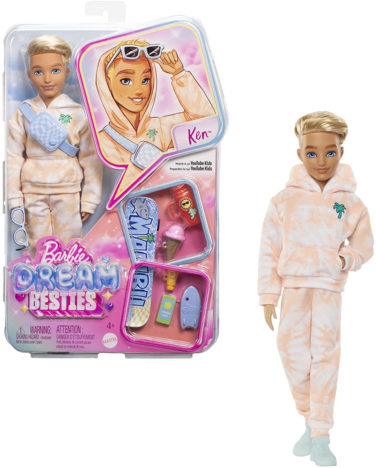 Mattel - Barbie Dream Besties: Ken Doll - COLLECTIBLES - Multicolor