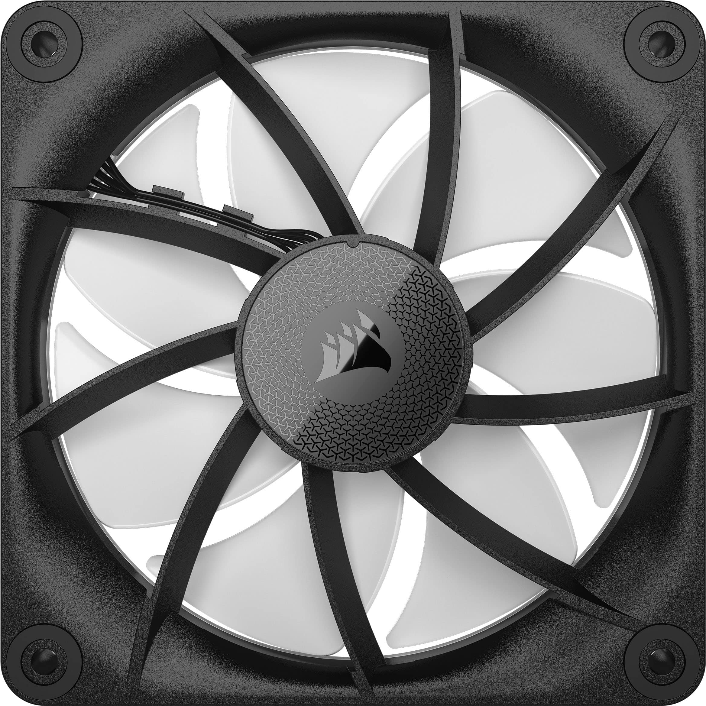 Alt View 20. CORSAIR - iCUE LINK LX120 RGB 120mm PWM Fan Expansion - Black.