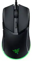 Front. Razer - Cobra Lightweight Optical Gaming Mouse with Chroma RGB Lighting - Black.