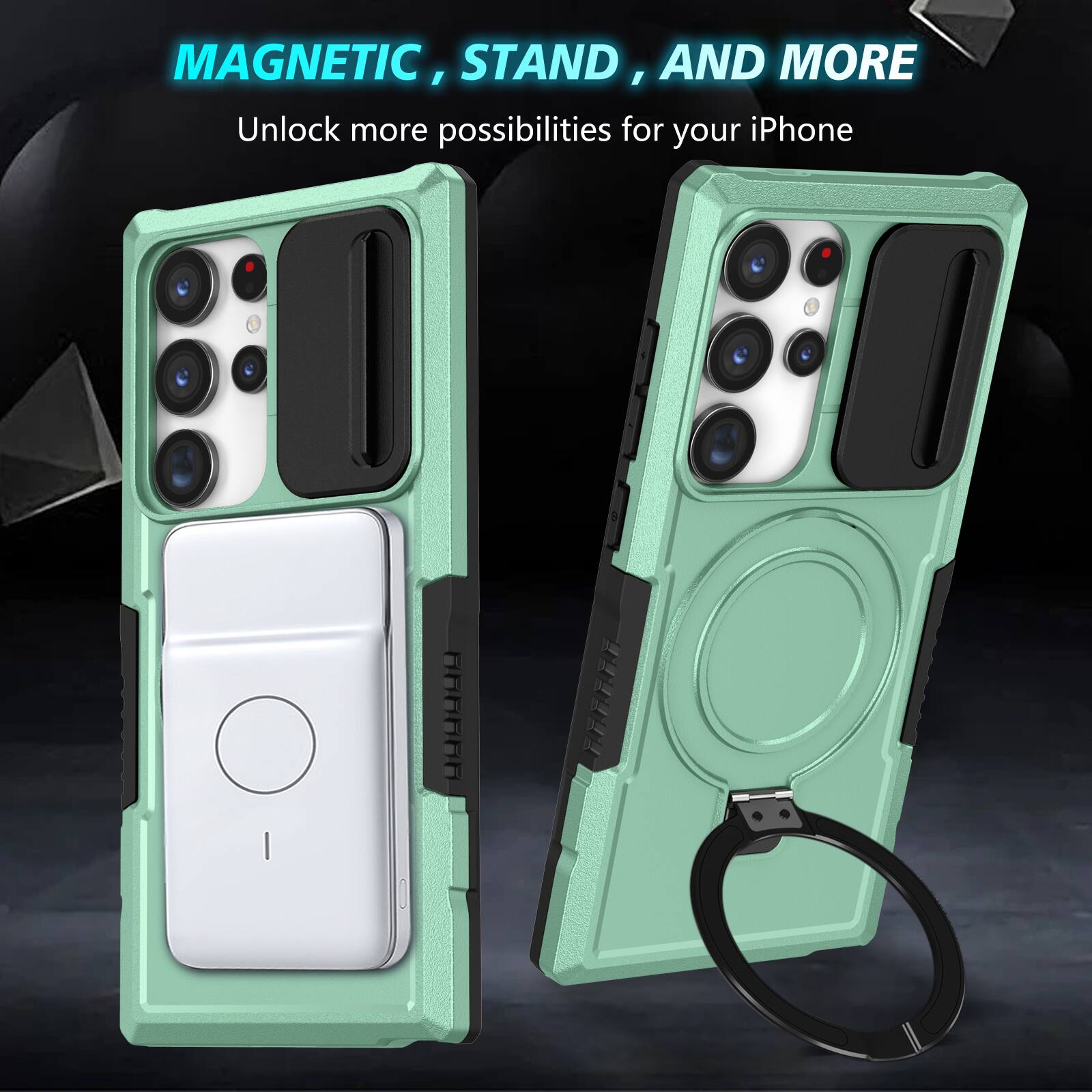 MAGNETIC, STAND, AND MORE

Unlock more possibilities for your iPhone
