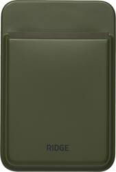 The Ridge Wallet - Magsafe Cardholder - Matte Olive - Front_Zoom