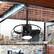 Front. Parrot Uncle - 20" Industrial Black Wet Hook Outdoor Caged Ceiling Fan with Light and Remote - Black.