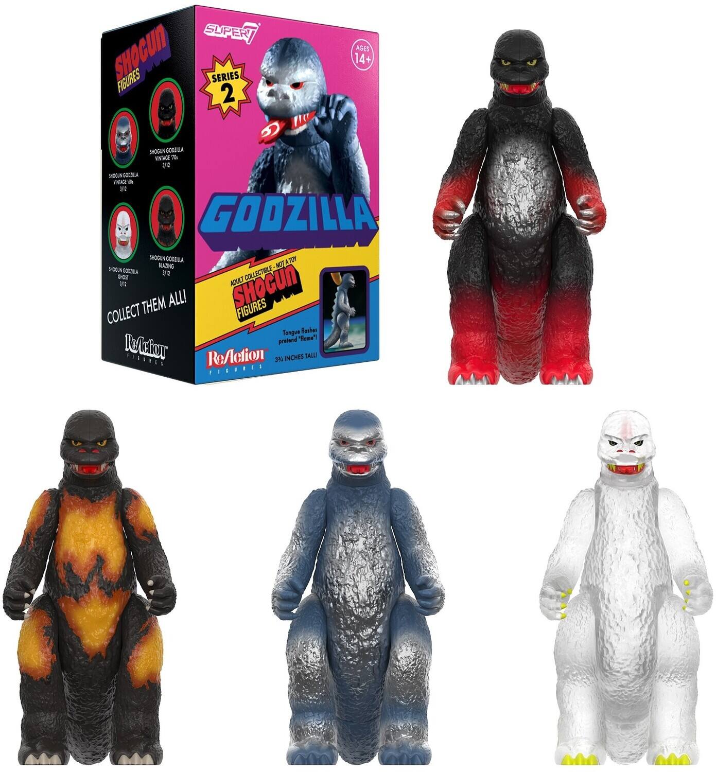 Super7 - Toho - Reaction Blind Box Wv4 - Shogun V2 12pc Flat - COLLECTIBLES