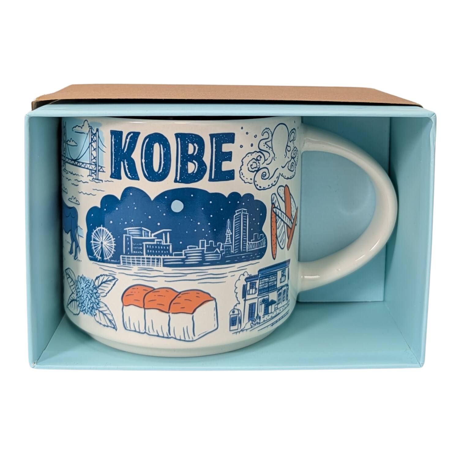Alt View 1. Starbucks - Starbucks Been There Series Kobe Ceramic Mug, 14 Oz - Red.