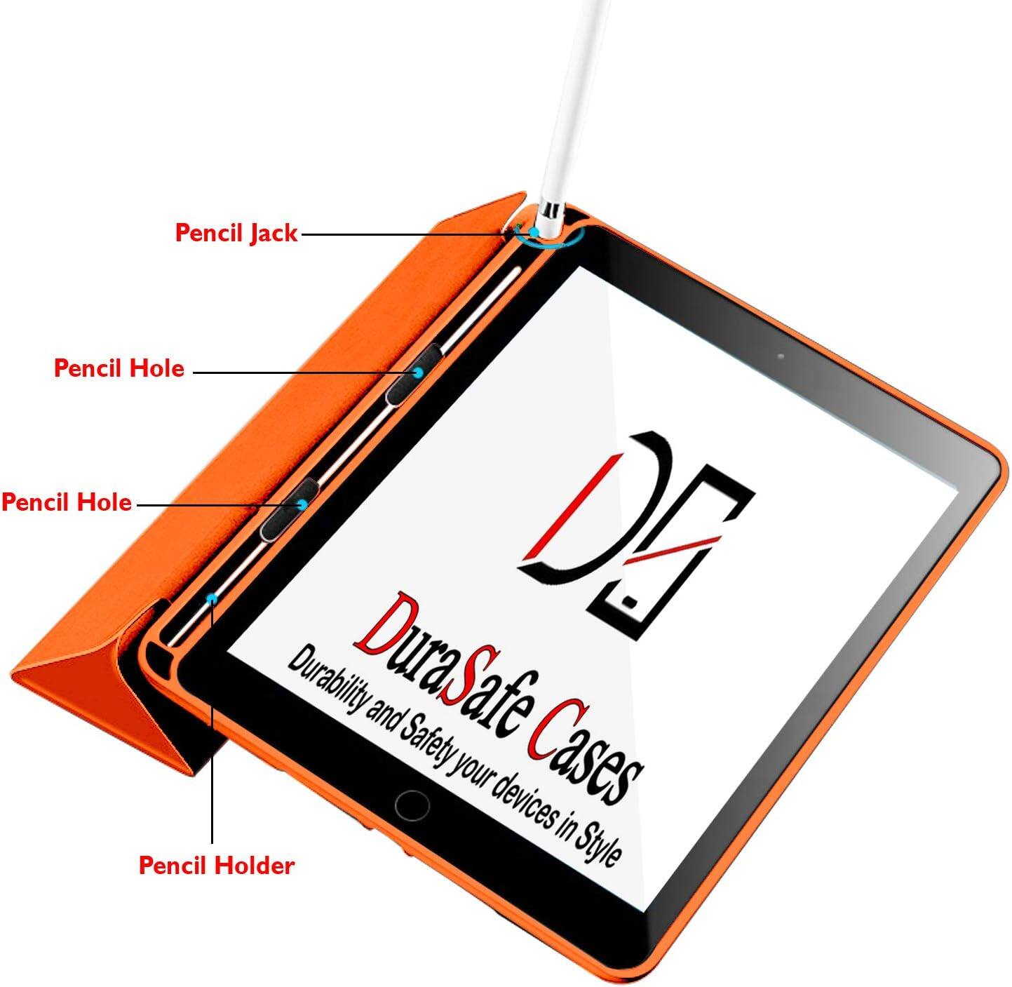 Pencil Jack  
Pencil Hole  
Pencil Hole  
Durability DuraSafe DE  
Safety your Cases  
devices in Pencil Holder Style