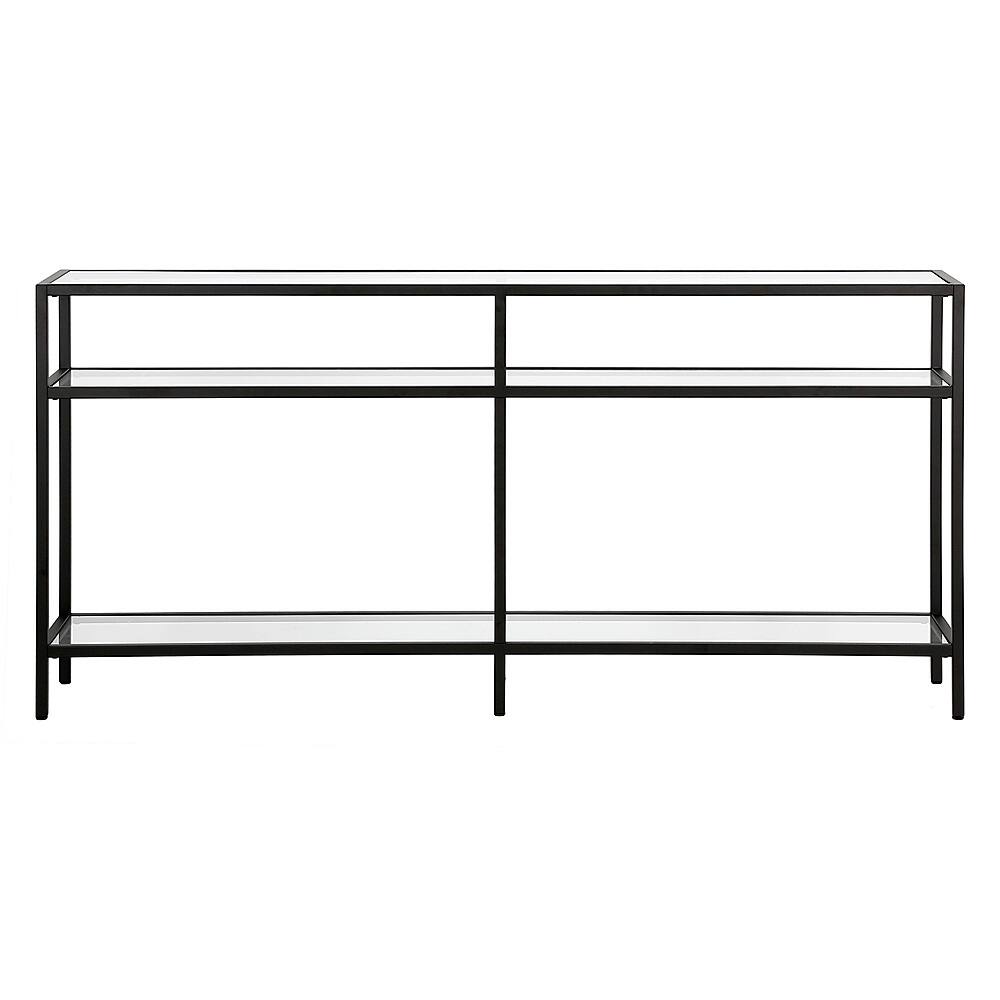 Front. Camden&Wells - Sivil Console Table - Blackened Bronze.