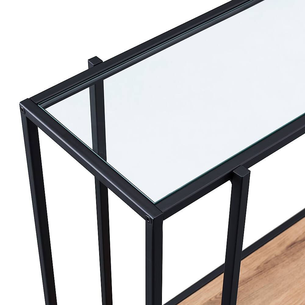 Alt View 18. Camden&Wells - Vireo Console Table - Blackened Bronze/Rustic Oak.