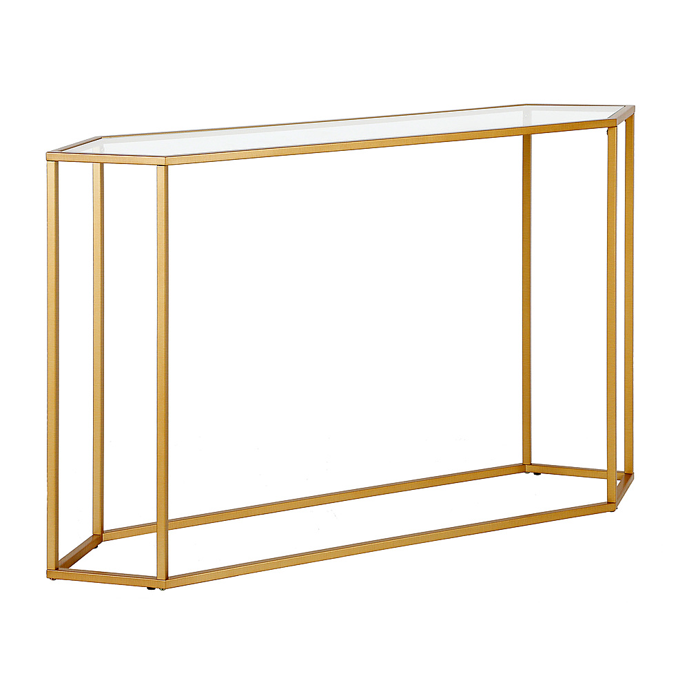 Angle View: Camden&Wells - Beck Console Table - Brass