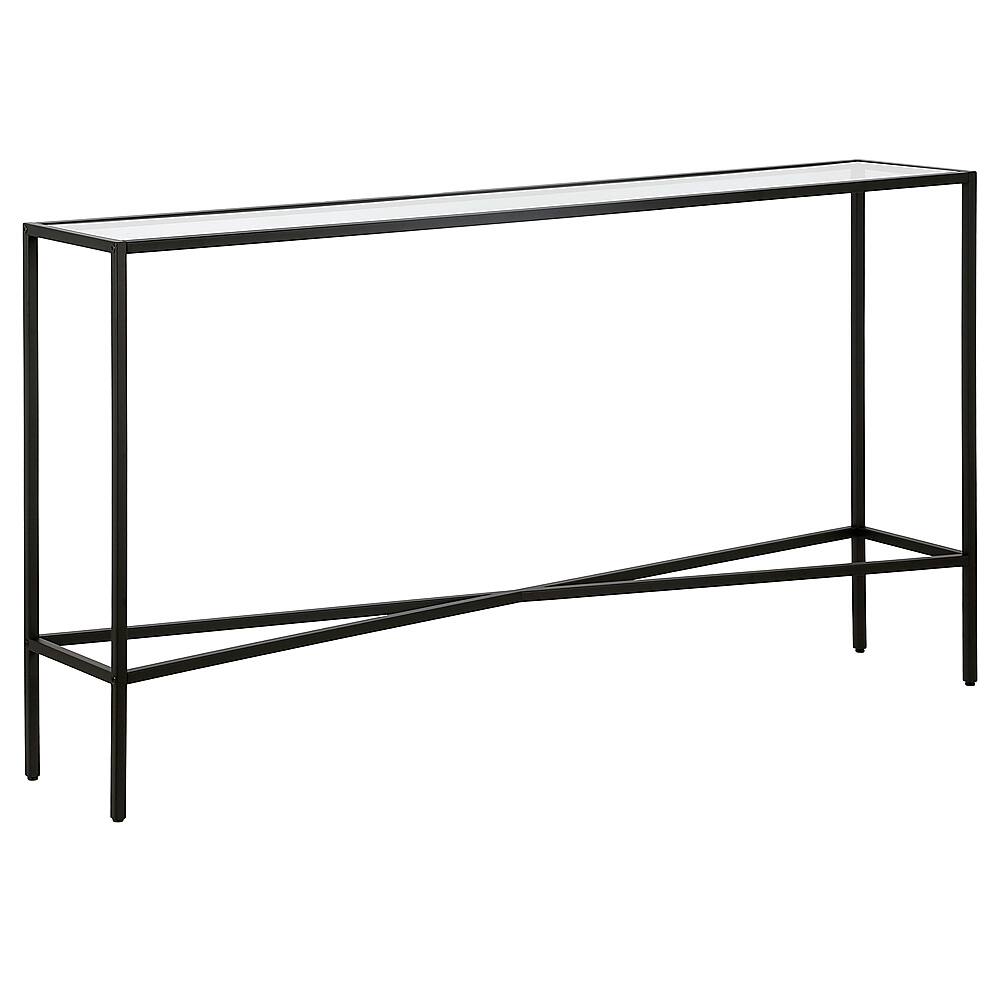 Angle. Camden&Wells - Henley Console Table - Blackened Bronze.