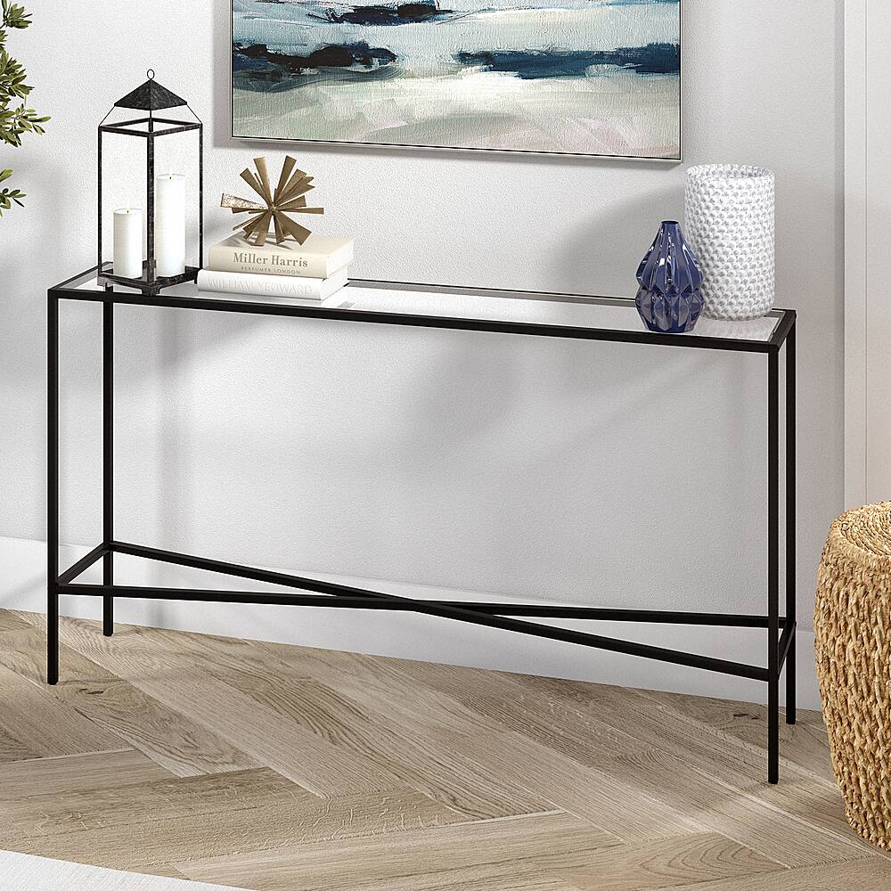Alt View 11. Camden&Wells - Henley Console Table - Blackened Bronze.