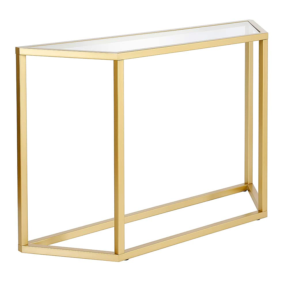 Angle View: Camden&Wells - Levi Console Table - Brass