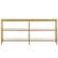 Front. Camden&Wells - Alexis Console Table - Brass.