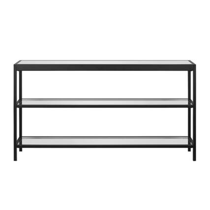 Front. Camden&Wells - Alexis Console Table - Blackened Bronze.