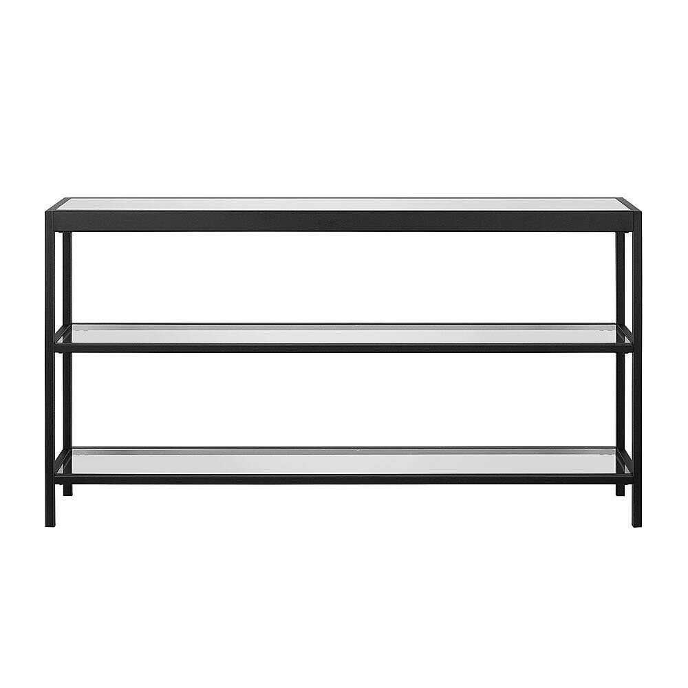 Front. Camden&Wells - Alexis Console Table - Blackened Bronze.