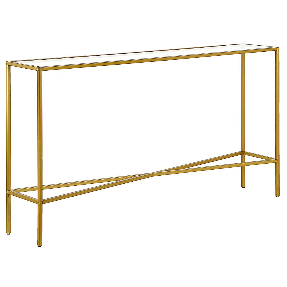 Angle View: Camden&Wells - Henley Console Table - Brass