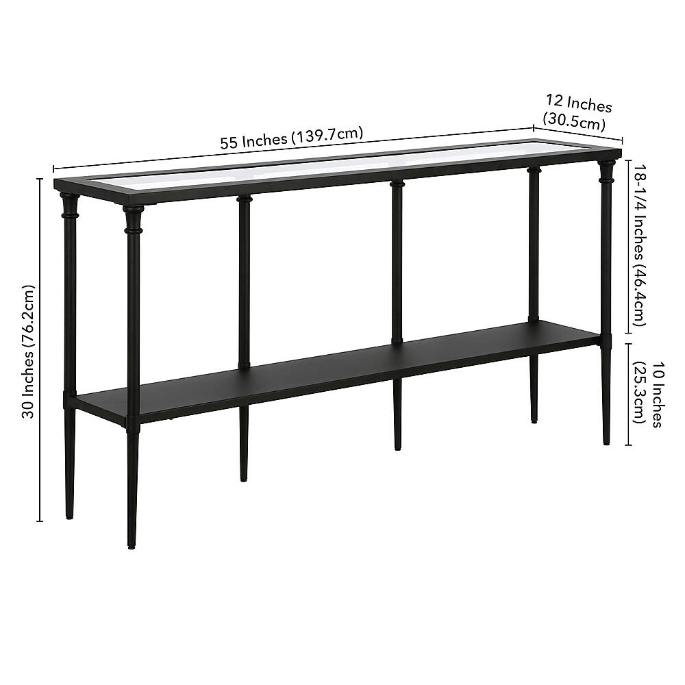Alt View 13. Camden&Wells - Nellie Console Table - Blackened Bronze.