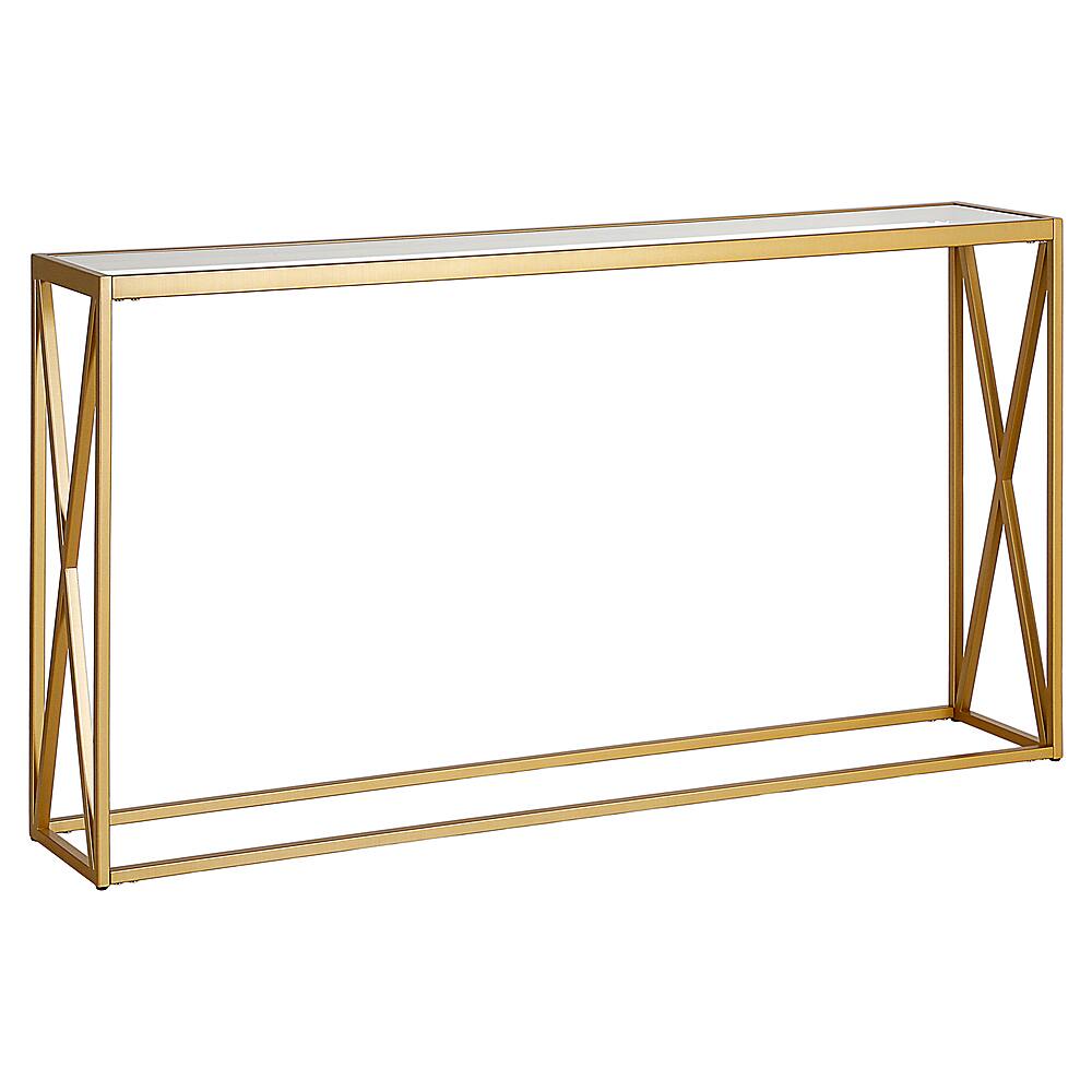 Angle View: Camden&Wells - Arlo Console Table - Brass