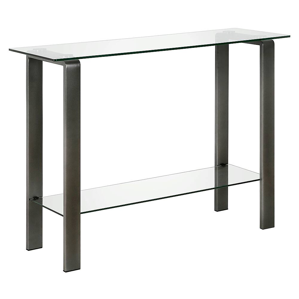 Angle View: Camden&Wells - Inez Console Table - Gunmetal Gray